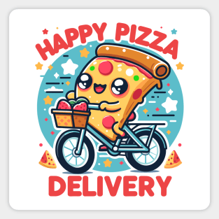 Happy Pizza Delivery Magnet